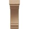Ekena Millwork 8"W x 16"D x 24"H Classic Warren Rough Cedar Woodgrain TimberThane Corbel, Primed Tan CORUR08X16X24WARRCPR - alternate 2